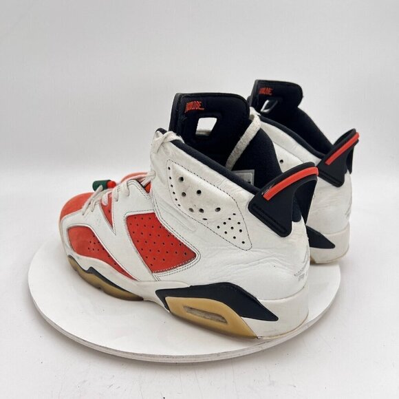 Nike Air Jordan 6 Retro Gatorade Like Mike Men Size 9 384664-145 White Red Shoes - Picture 8 of 15